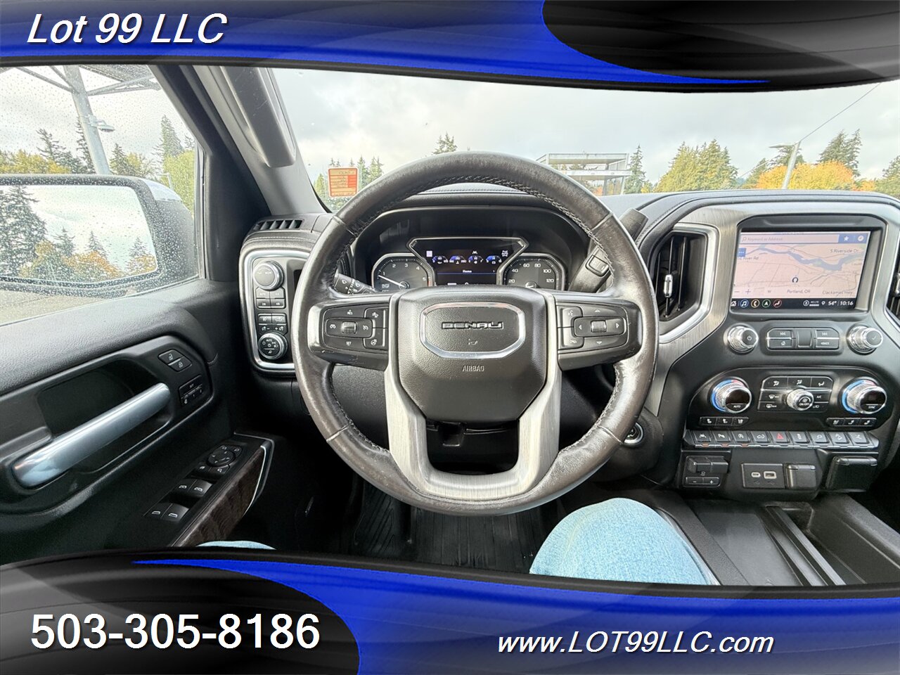 2021 GMC Sierra 1500 Crew Cab Denali ** DURAMAX DIESEL 4x4 1-Owner  Htd-Cld Leather Power-Folding Tail Gate Power Steps  Navi Cam Adaptive Cruise HeadsUp Lane Keep - Photo 39 - Milwaukie, OR 97267