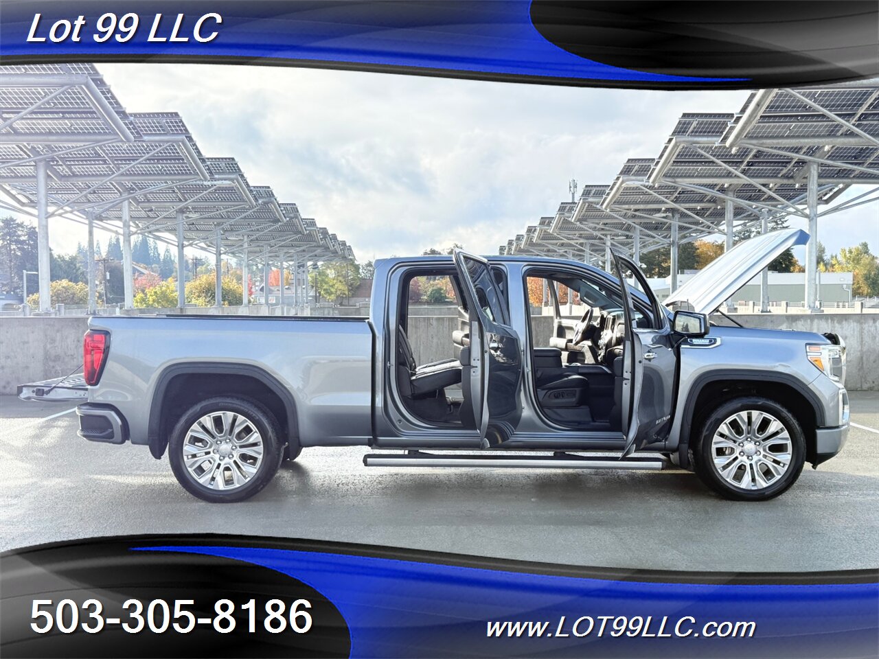 2021 GMC Sierra 1500 Crew Cab Denali ** DURAMAX DIESEL 4x4 1-Owner  Htd-Cld Leather Power-Folding Tail Gate Power Steps  Navi Cam Adaptive Cruise HeadsUp Lane Keep - Photo 23 - Milwaukie, OR 97267