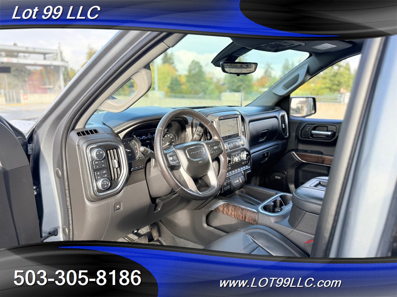 2021 GMC Sierra 1500 Crew Cab Denali ** DURAMAX DIESEL 4x4 1-Owner  Htd-Cld Leather Power-Folding Tail Gate Power Steps  Navi Cam Adaptive Cruise HeadsUp Lane Keep - Photo 37 - Milwaukie, OR 97267