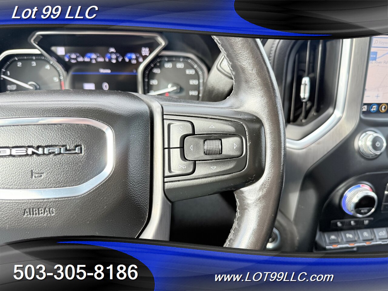 2021 GMC Sierra 1500 Crew Cab Denali ** DURAMAX DIESEL 4x4 1-Owner  Htd-Cld Leather Power-Folding Tail Gate Power Steps  Navi Cam Adaptive Cruise HeadsUp Lane Keep - Photo 41 - Milwaukie, OR 97267
