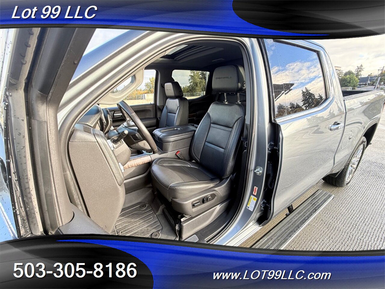 2021 GMC Sierra 1500 Crew Cab Denali ** DURAMAX DIESEL 4x4 1-Owner  Htd-Cld Leather Power-Folding Tail Gate Power Steps  Navi Cam Adaptive Cruise HeadsUp Lane Keep - Photo 12 - Milwaukie, OR 97267