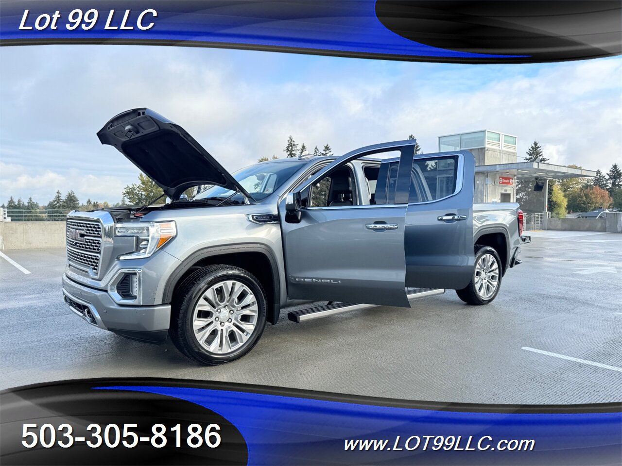 2021 GMC Sierra 1500 Crew Cab Denali ** DURAMAX DIESEL 4x4 1-Owner  Htd-Cld Leather Power-Folding Tail Gate Power Steps  Navi Cam Adaptive Cruise HeadsUp Lane Keep - Photo 28 - Milwaukie, OR 97267