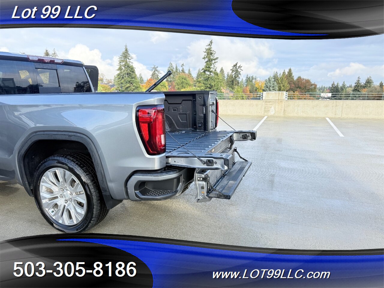 2021 GMC Sierra 1500 Crew Cab Denali ** DURAMAX DIESEL 4x4 1-Owner  Htd-Cld Leather Power-Folding Tail Gate Power Steps  Navi Cam Adaptive Cruise HeadsUp Lane Keep - Photo 53 - Milwaukie, OR 97267