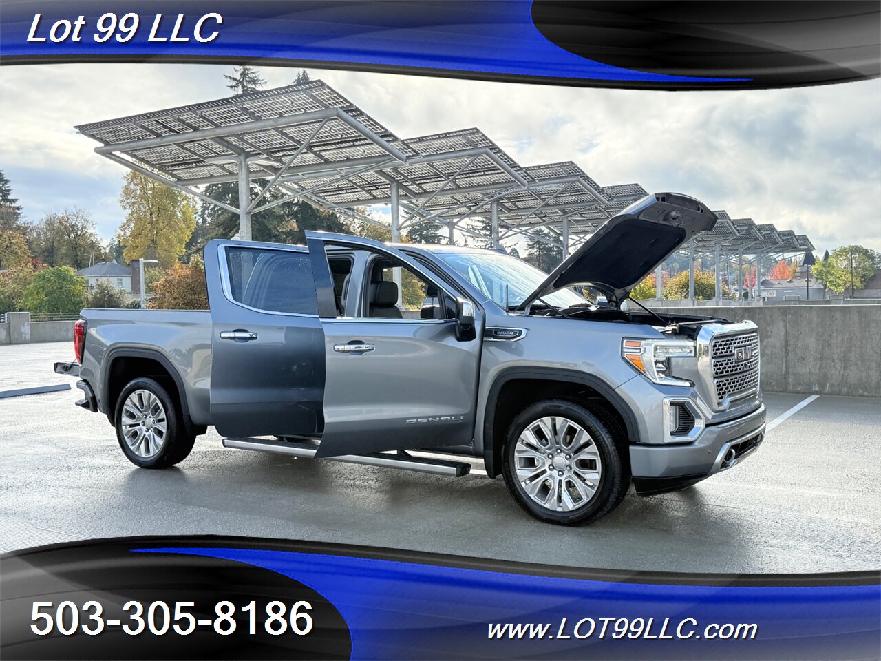 2021 GMC Sierra 1500 Crew Cab Denali ** DURAMAX DIESEL 4x4 1-Owner  Htd-Cld Leather Power-Folding Tail Gate Power Steps  Navi Cam Adaptive Cruise HeadsUp Lane Keep - Photo 30 - Milwaukie, OR 97267