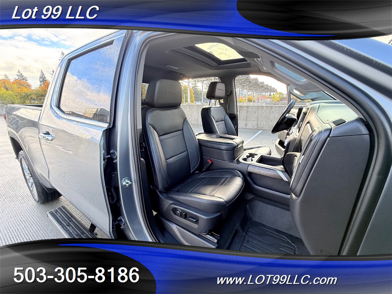 2021 GMC Sierra 1500 Crew Cab Denali ** DURAMAX DIESEL 4x4 1-Owner  Htd-Cld Leather Power-Folding Tail Gate Power Steps  Navi Cam Adaptive Cruise HeadsUp Lane Keep - Photo 16 - Milwaukie, OR 97267