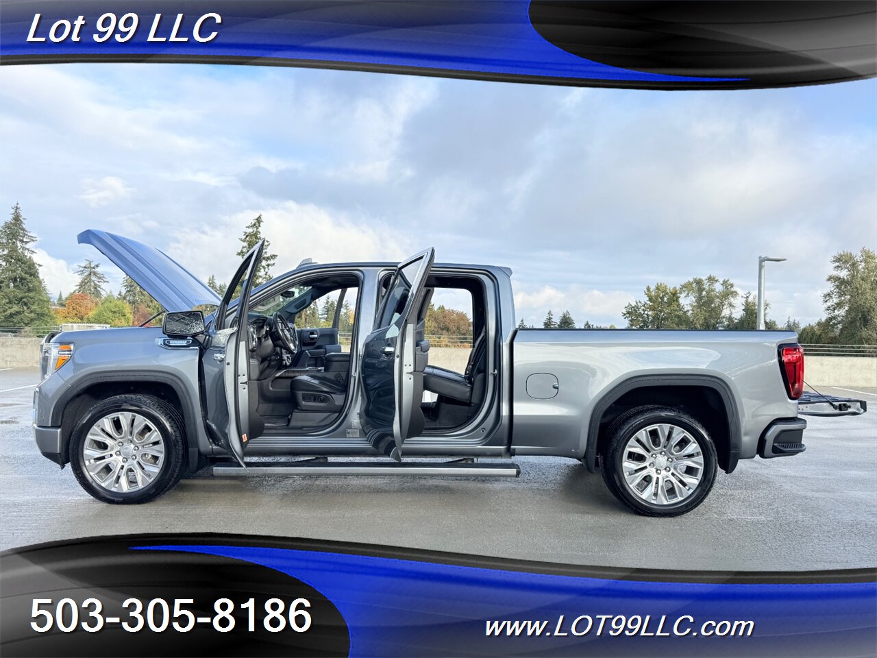 2021 GMC Sierra 1500 Crew Cab Denali ** DURAMAX DIESEL 4x4 1-Owner  Htd-Cld Leather Power-Folding Tail Gate Power Steps  Navi Cam Adaptive Cruise HeadsUp Lane Keep - Photo 22 - Milwaukie, OR 97267
