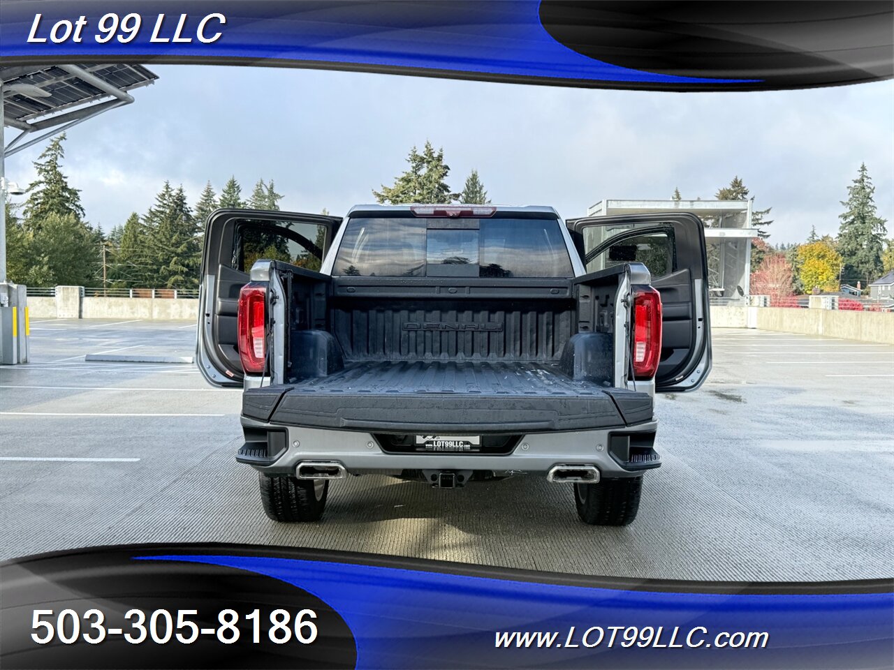 2021 GMC Sierra 1500 Crew Cab Denali ** DURAMAX DIESEL 4x4 1-Owner  Htd-Cld Leather Power-Folding Tail Gate Power Steps  Navi Cam Adaptive Cruise HeadsUp Lane Keep - Photo 32 - Milwaukie, OR 97267