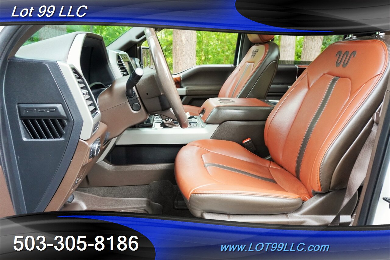 2019 Ford F-150 King Ranch 4X4 V6 3.5L ECOBOOST Heated AC Leather  Seats Pano Roof Matcching Color Canopy 1 OWNER - Photo 14 - Milwaukie, OR 97267