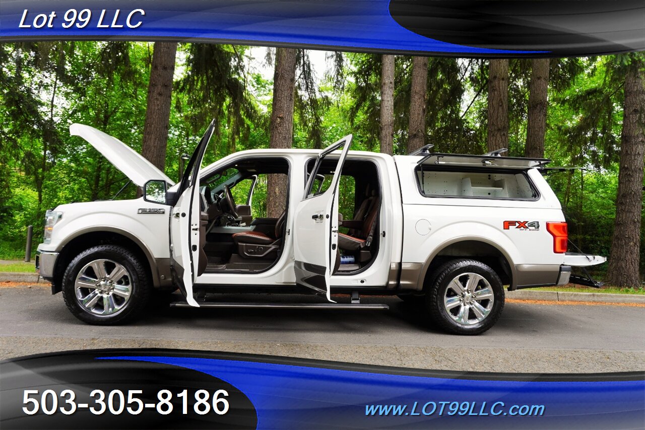 2019 Ford F-150 King Ranch 4X4 V6 3.5L ECOBOOST Heated AC Leather  Seats Pano Roof Matcching Color Canopy 1 OWNER - Photo 30 - Milwaukie, OR 97267