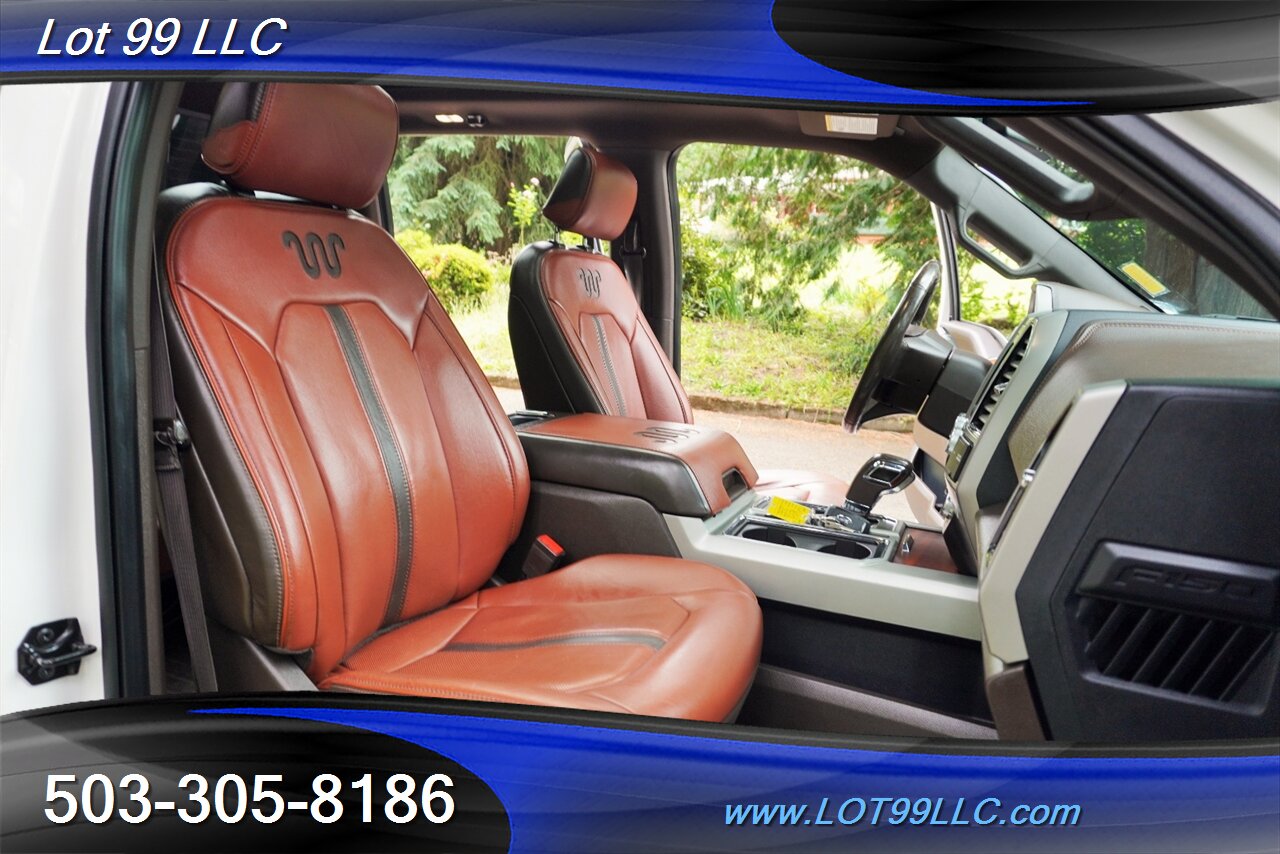 2019 Ford F-150 King Ranch 4X4 V6 3.5L ECOBOOST Heated AC Leather  Seats Pano Roof Matcching Color Canopy 1 OWNER - Photo 19 - Milwaukie, OR 97267