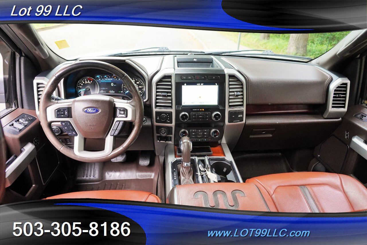 2019 Ford F-150 King Ranch 4X4 V6 3.5L ECOBOOST Heated AC Leather  Seats Pano Roof Matcching Color Canopy 1 OWNER - Photo 2 - Milwaukie, OR 97267