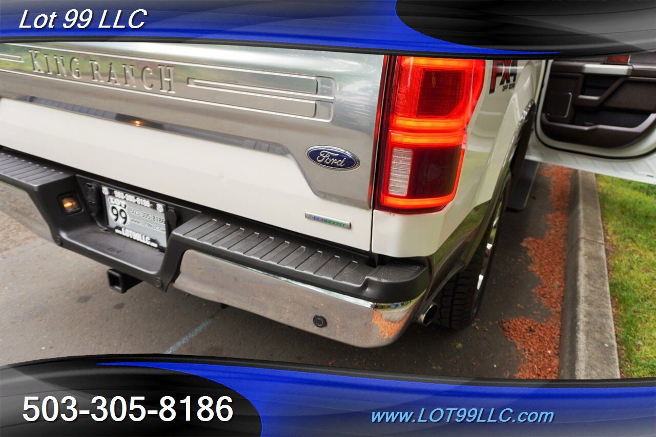 2019 Ford F-150 King Ranch 4X4 V6 3.5L ECOBOOST Heated AC Leather  Seats Pano Roof Matcching Color Canopy 1 OWNER - Photo 37 - Milwaukie, OR 97267