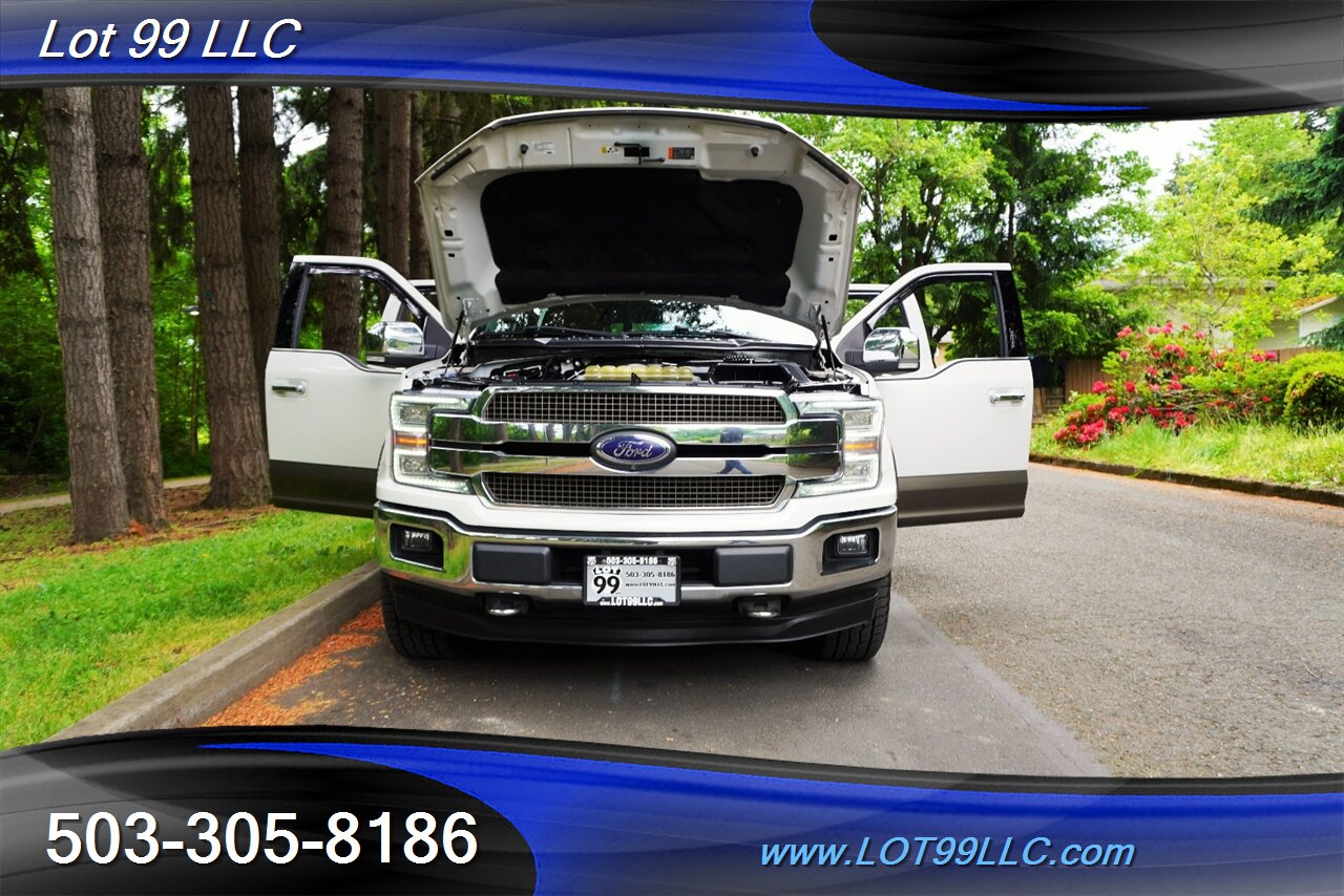 2019 Ford F-150 King Ranch 4X4 V6 3.5L ECOBOOST Heated AC Leather  Seats Pano Roof Matcching Color Canopy 1 OWNER - Photo 32 - Milwaukie, OR 97267