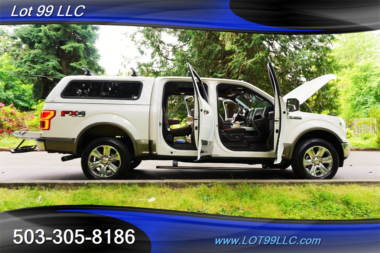 2019 Ford F-150 King Ranch 4X4 V6 3.5L ECOBOOST Heated AC Leather  Seats Pano Roof Matcching Color Canopy 1 OWNER - Photo 33 - Milwaukie, OR 97267