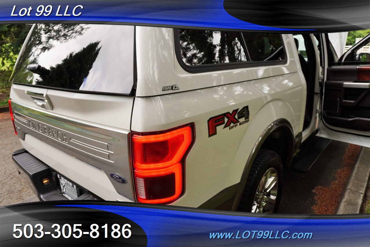 2019 Ford F-150 King Ranch 4X4 V6 3.5L ECOBOOST Heated AC Leather  Seats Pano Roof Matcching Color Canopy 1 OWNER - Photo 39 - Milwaukie, OR 97267