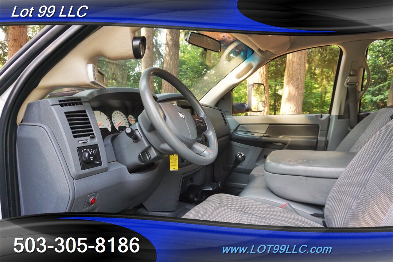 2008 Dodge Ram 2500 4X4 Crew Cab 6.7L Cummins 6 SPED MANUAL LONG BED - Photo 12 - Milwaukie, OR 97267