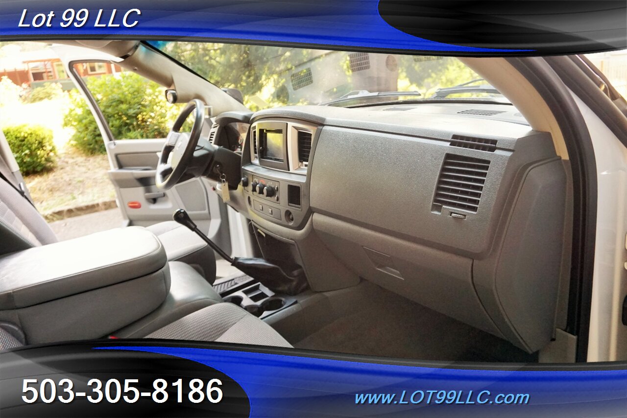2008 Dodge Ram 2500 4X4 Crew Cab 6.7L Cummins 6 SPED MANUAL LONG BED - Photo 18 - Milwaukie, OR 97267