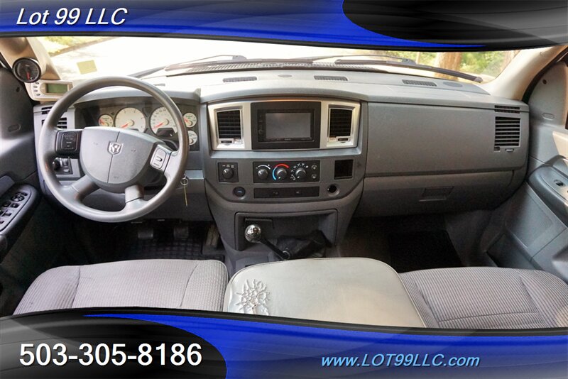 2008 Dodge Ram 2500 4X4 Crew Cab 6.7L Cummins 6 SPED MANUAL LONG BED  