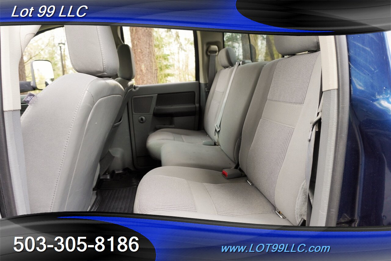 2007 Dodge Ram 3500 SLT 4X4 5.9L Cummins Auto Short Bed Chrome Wheels Newer Tires 5 TH Wheel 1 OWNER NO RUST - Photo 14 - Milwaukie, OR 97267