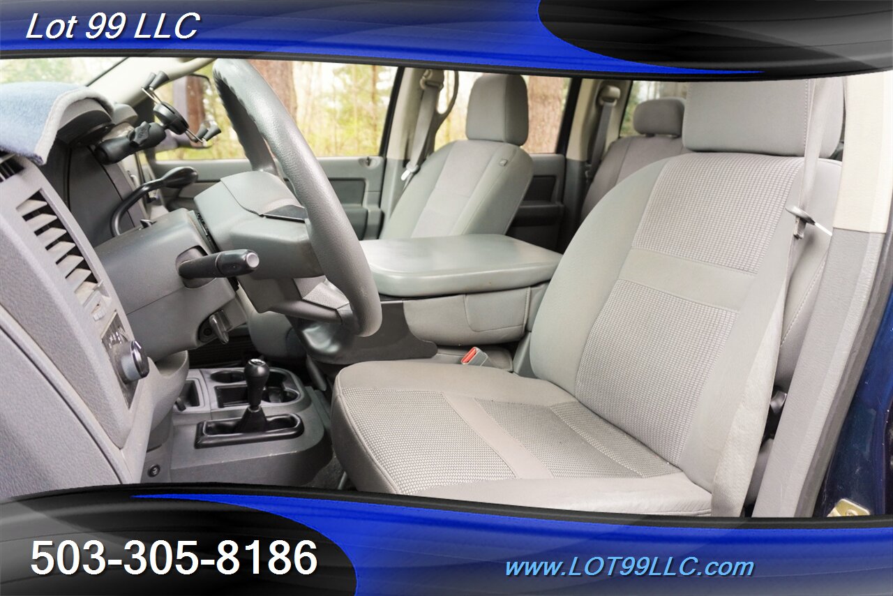 2007 Dodge Ram 3500 SLT 4X4 5.9L Cummins Auto Short Bed Chrome Wheels Newer Tires 5 TH Wheel 1 OWNER NO RUST - Photo 13 - Milwaukie, OR 97267