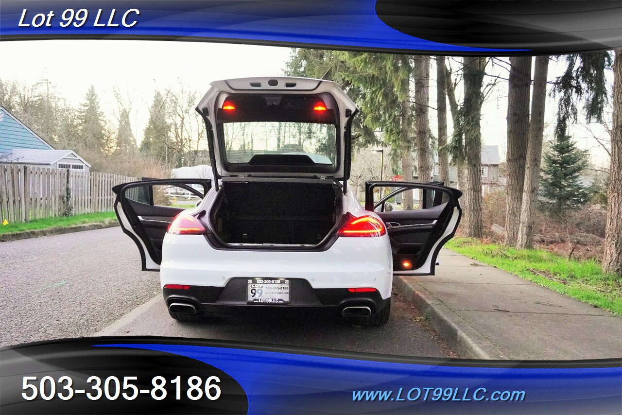 2014 Porsche Panamera 4 Only 67k Low Miles Heated Leather GPS Moon Roof Black Wheels Newer Tires Local Trade - Photo 27 - Milwaukie, OR 97267