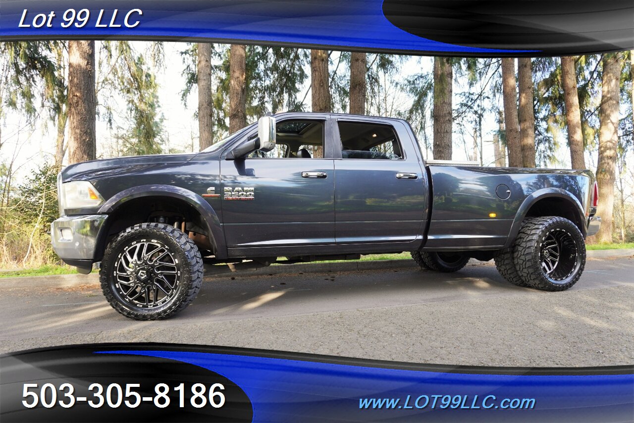 2016 RAM 3500 Laramie 4X4 dually 6.7L Cummins Heated Leather GPS Heated AC Leather Seats 5 TH Wheel Storage BOXES 22 Wheels NEW TIRES - Photo 5 - Milwaukie, OR 97267