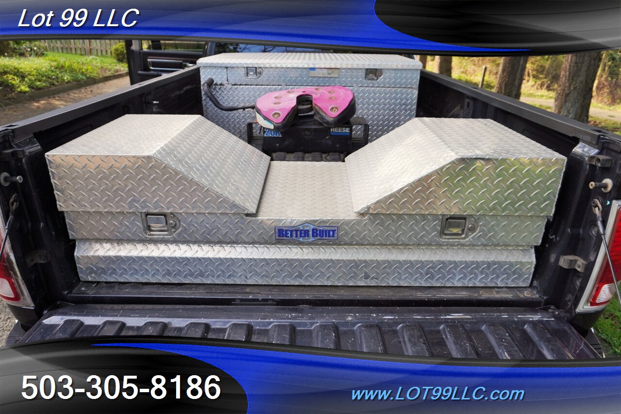 2016 RAM 3500 Laramie 4X4 dually 6.7L Cummins Heated Leather GPS Heated AC Leather Seats 5 TH Wheel Storage BOXES 22 Wheels NEW TIRES - Photo 15 - Milwaukie, OR 97267