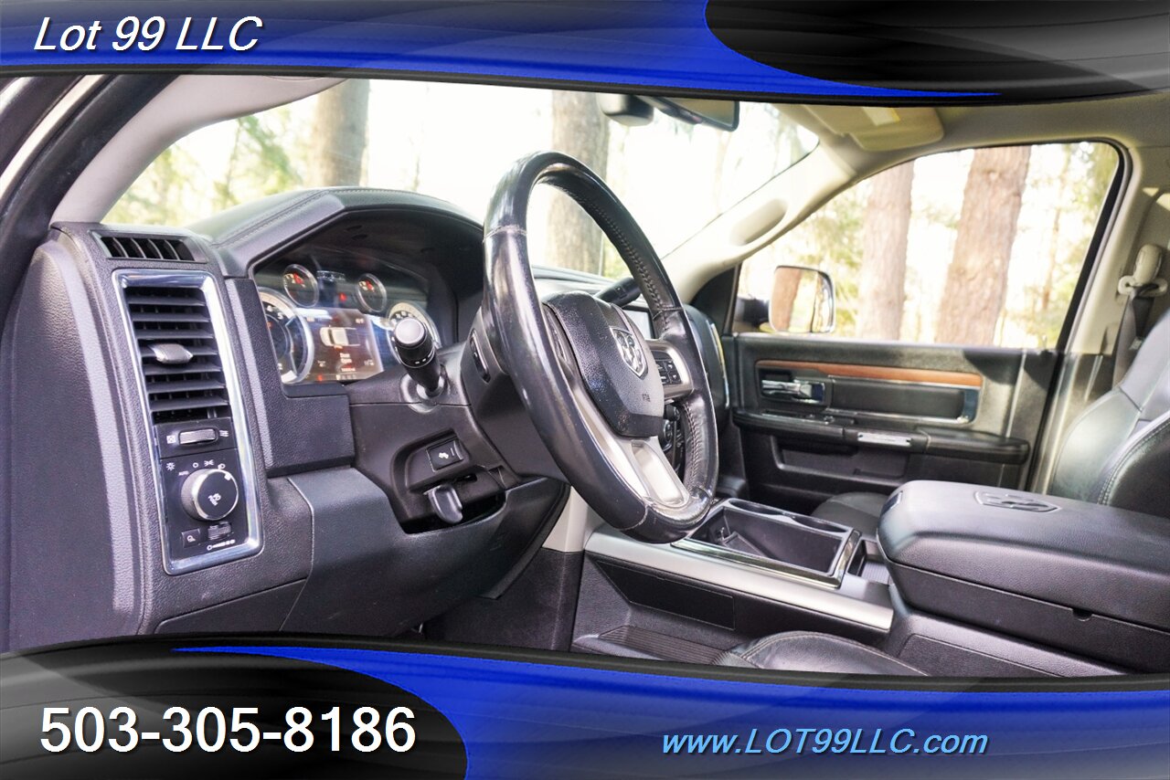 2016 RAM 3500 Laramie 4X4 dually 6.7L Cummins Heated Leather GPS Heated AC Leather Seats 5 TH Wheel Storage BOXES 22 Wheels NEW TIRES - Photo 12 - Milwaukie, OR 97267