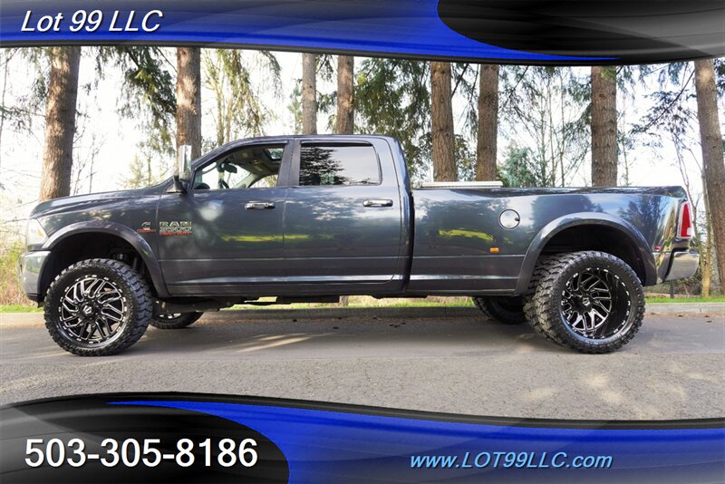 2016 RAM 3500 Laramie 4X4 dually 6.7L Cummins Heated Leather GPS  Heated AC Leather Seats 5 TH Wheel Storage BOXES 22 Wheels NEW TIRES