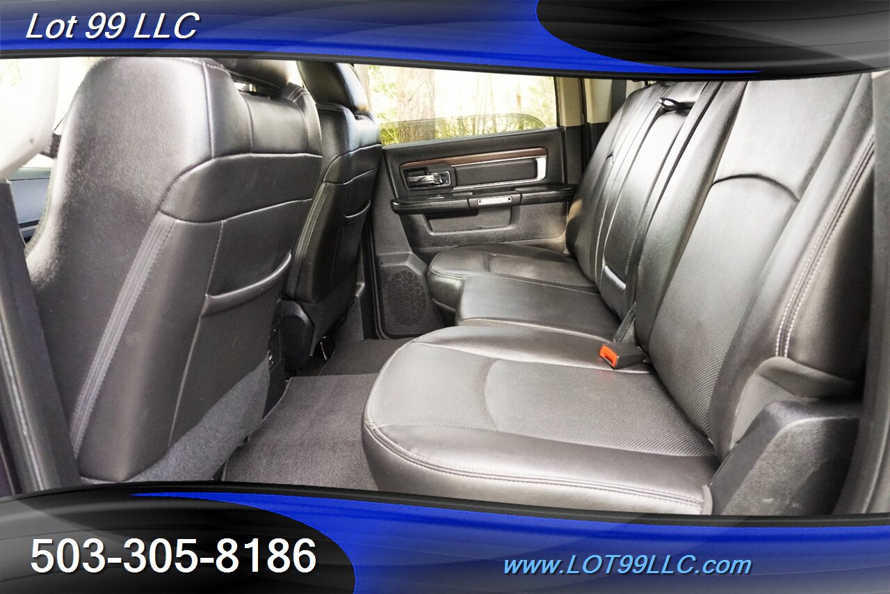 2016 RAM 3500 Laramie 4X4 dually 6.7L Cummins Heated Leather GPS Heated AC Leather Seats 5 TH Wheel Storage BOXES 22 Wheels NEW TIRES - Photo 14 - Milwaukie, OR 97267