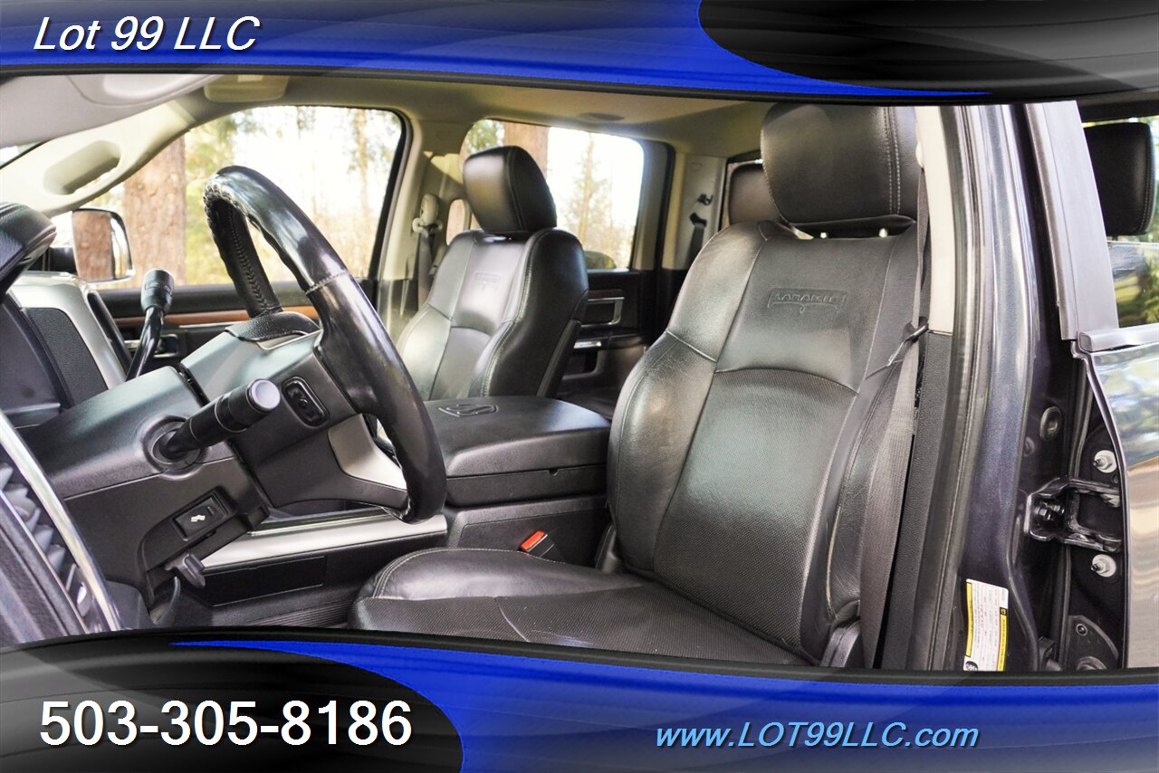 2016 RAM 3500 Laramie 4X4 dually 6.7L Cummins Heated Leather GPS Heated AC Leather Seats 5 TH Wheel Storage BOXES 22 Wheels NEW TIRES - Photo 13 - Milwaukie, OR 97267