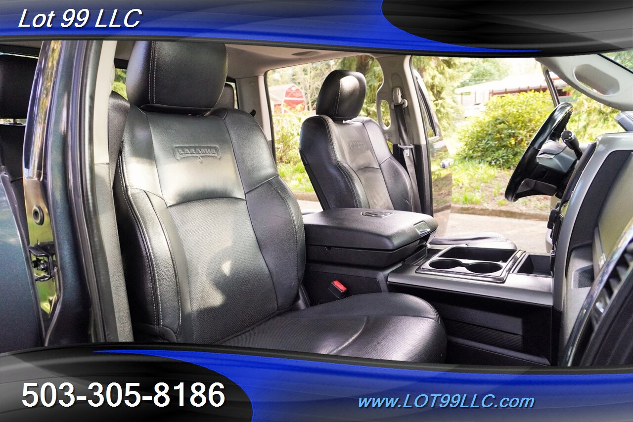 2016 RAM 3500 Laramie 4X4 dually 6.7L Cummins Heated Leather GPS Heated AC Leather Seats 5 TH Wheel Storage BOXES 22 Wheels NEW TIRES - Photo 18 - Milwaukie, OR 97267