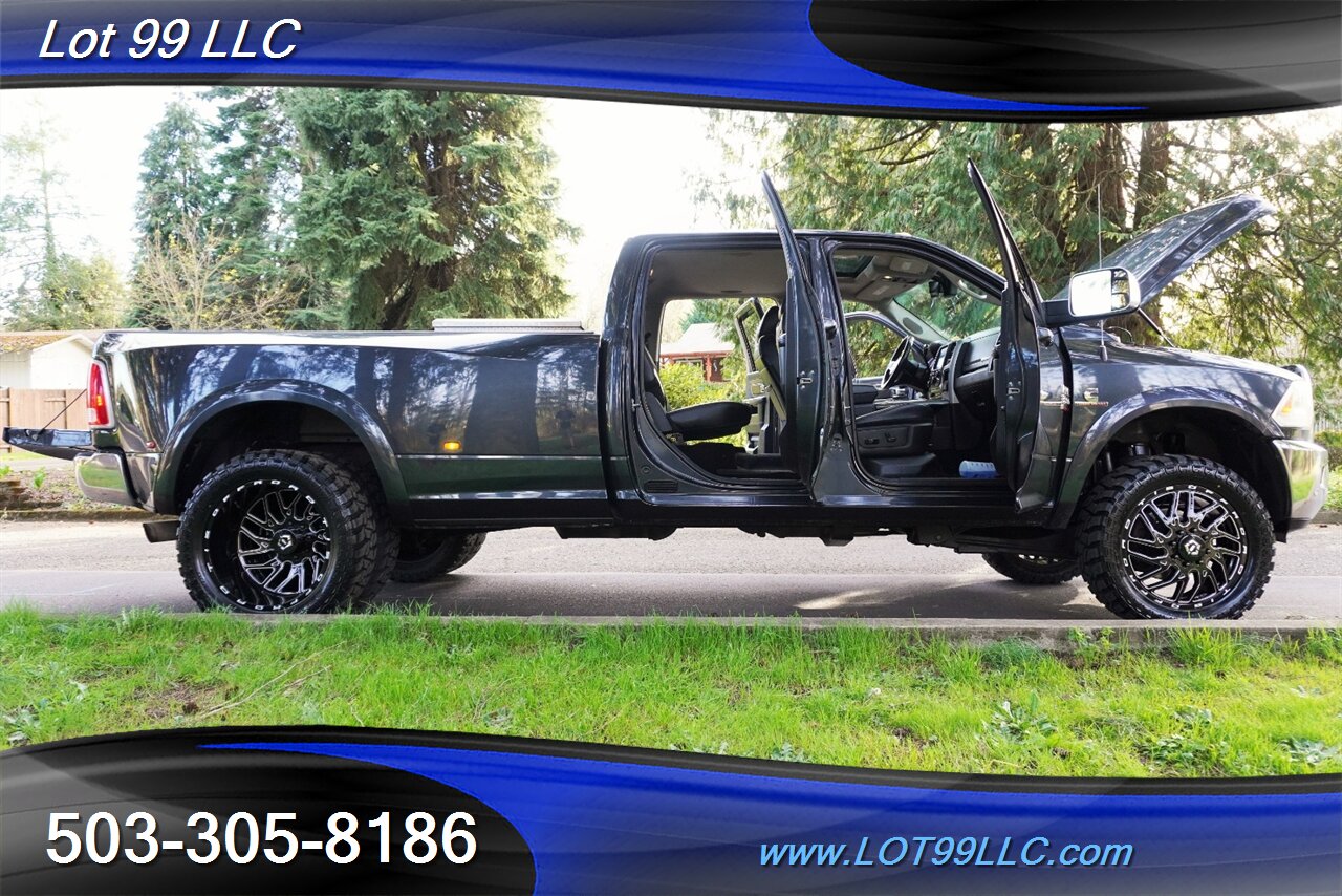 2016 RAM 3500 Laramie 4X4 dually 6.7L Cummins Heated Leather GPS Heated AC Leather Seats 5 TH Wheel Storage BOXES 22 Wheels NEW TIRES - Photo 28 - Milwaukie, OR 97267