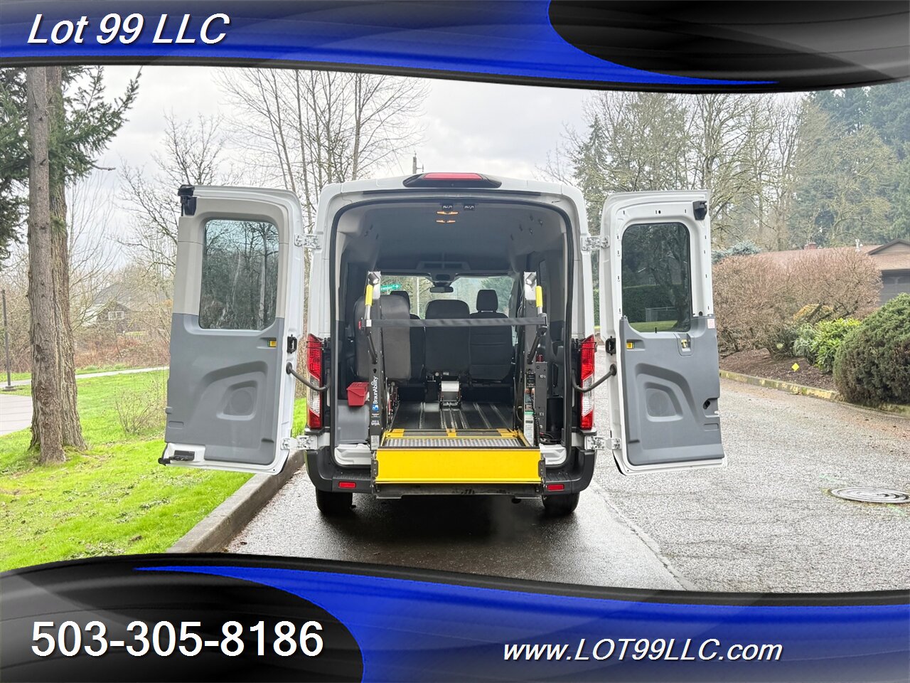 2018 Ford Transit MID Roof 91k ** WHEELCHAIR VAN** 6 Passenger Viny  Seats Braun Rear Lift Backup Camera - Photo 24 - Milwaukie, OR 97267