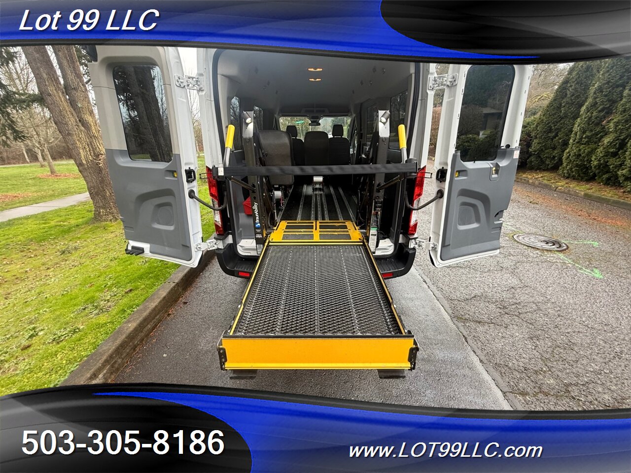 2018 Ford Transit MID Roof 91k ** WHEELCHAIR VAN** 6 Passenger Viny  Seats Braun Rear Lift Backup Camera - Photo 2 - Milwaukie, OR 97267