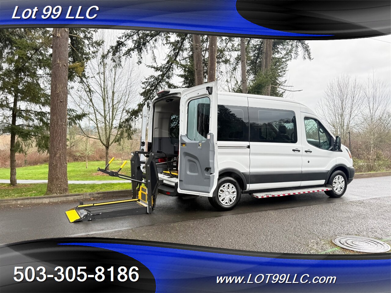 2018 Ford Transit MID Roof 91k ** WHEELCHAIR VAN** 6 Passenger Viny  Seats Braun Rear Lift Backup Camera - Photo 1 - Milwaukie, OR 97267