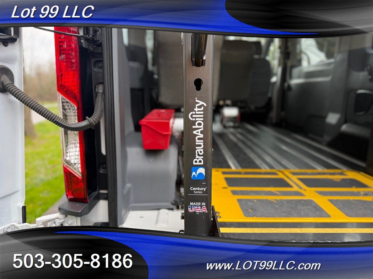 2018 Ford Transit MID Roof 91k ** WHEELCHAIR VAN** 6 Passenger Viny  Seats Braun Rear Lift Backup Camera - Photo 45 - Milwaukie, OR 97267