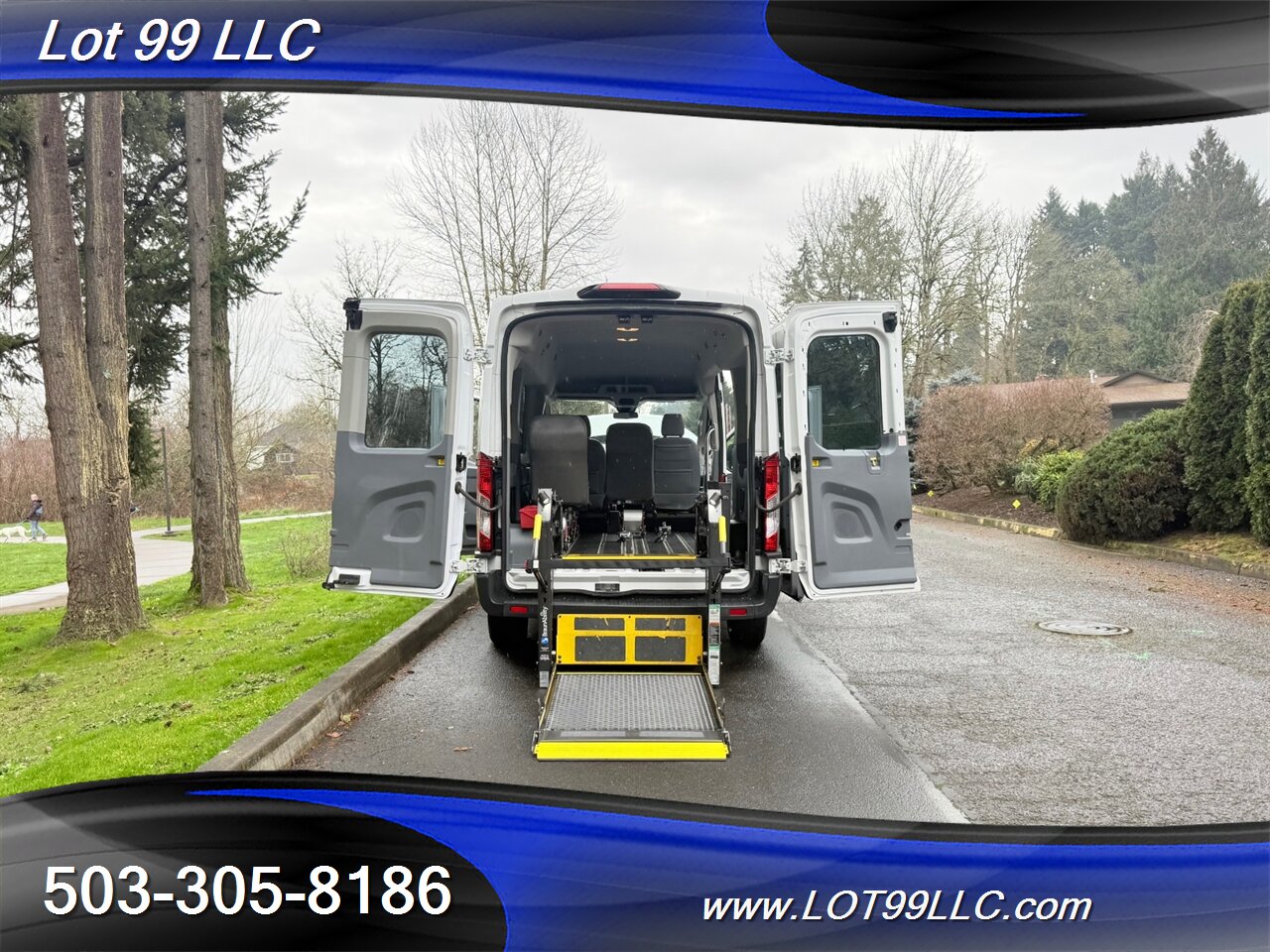 2018 Ford Transit MID Roof 91k ** WHEELCHAIR VAN** 6 Passenger Viny  Seats Braun Rear Lift Backup Camera - Photo 25 - Milwaukie, OR 97267