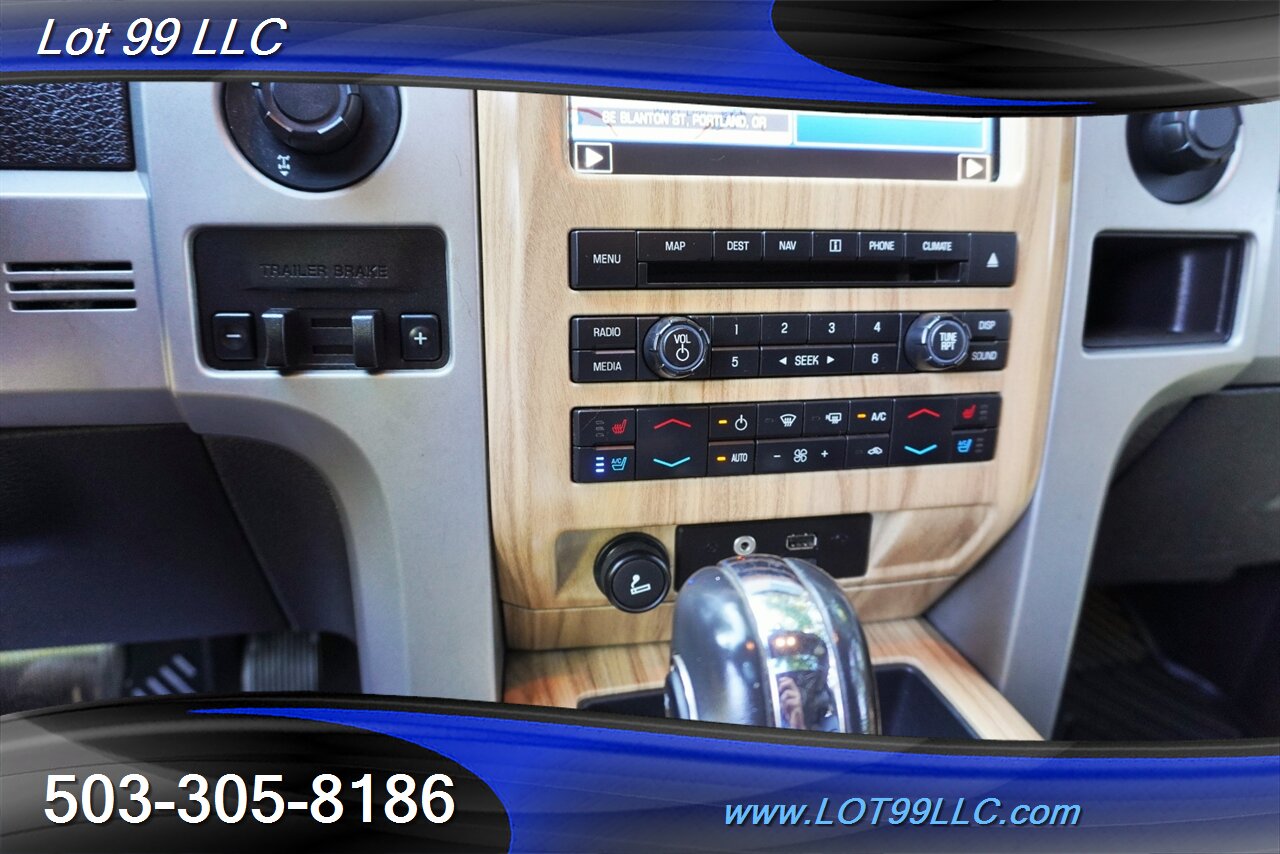 2011 Ford F-150 Lariat 4X4 3.5L ECOBOOST Heated AC Leather Seats  Moon Roof GPS Premium Wheels Newer Tires - Photo 22 - Milwaukie, OR 97267