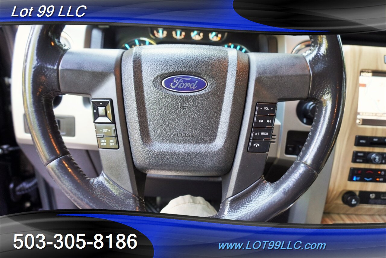 2011 Ford F-150 Lariat 4X4 3.5L ECOBOOST Heated AC Leather Seats  Moon Roof GPS Premium Wheels Newer Tires - Photo 24 - Milwaukie, OR 97267