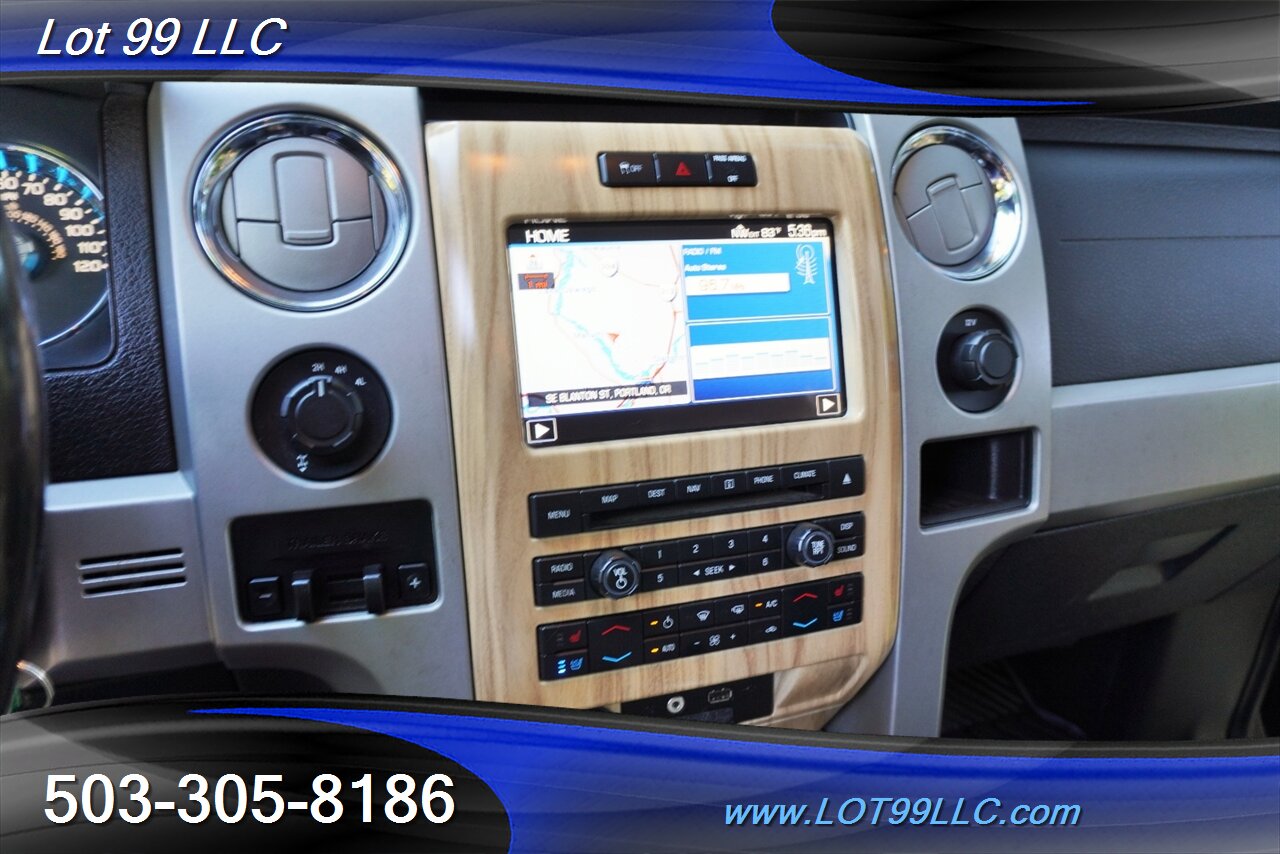 2011 Ford F-150 Lariat 4X4 3.5L ECOBOOST Heated AC Leather Seats  Moon Roof GPS Premium Wheels Newer Tires - Photo 21 - Milwaukie, OR 97267
