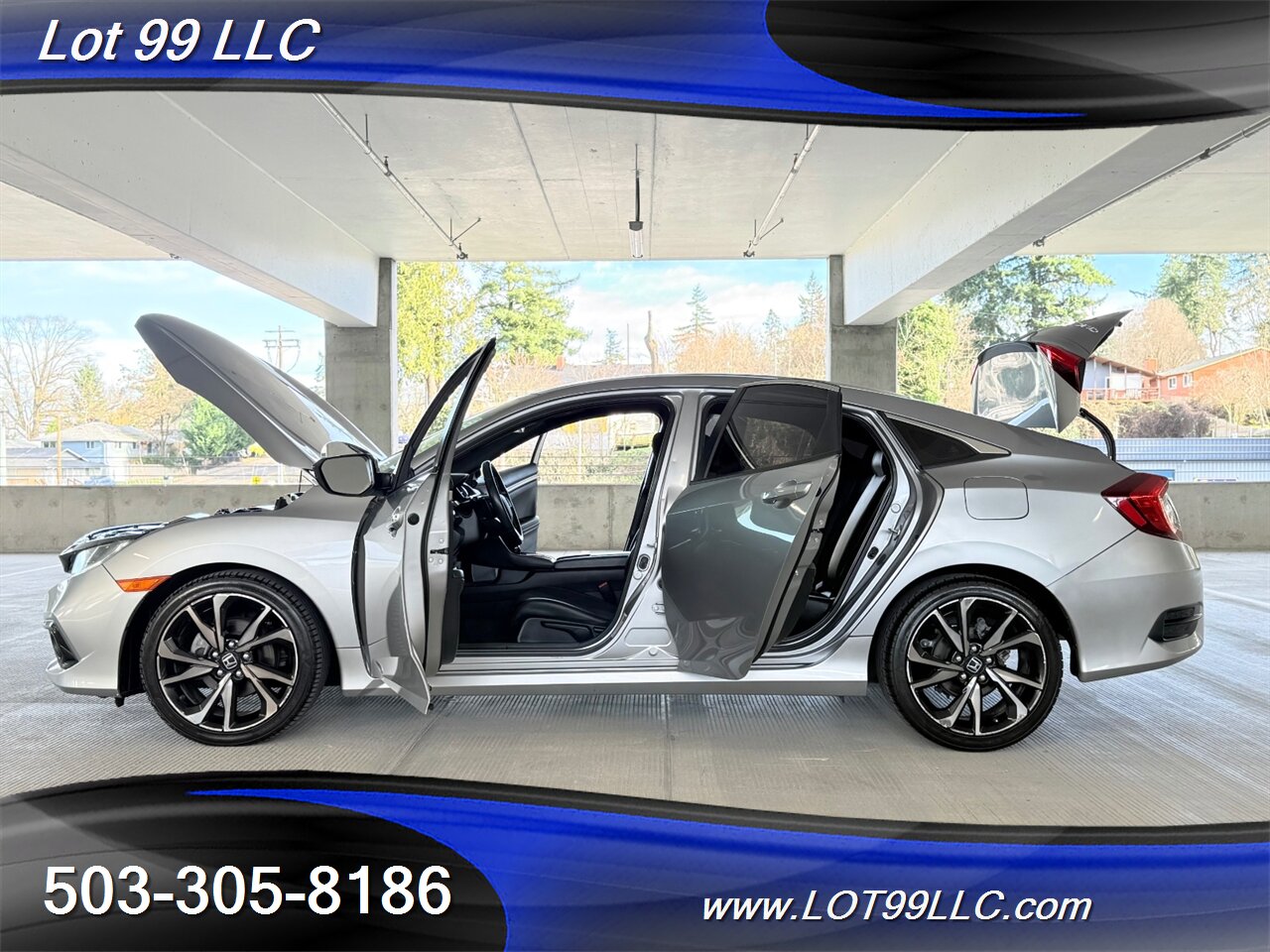 2021 Honda Civic Sport 65k 37MPG Auto Leather Lane Departure Camera   - Photo 21 - Milwaukie, OR 97267