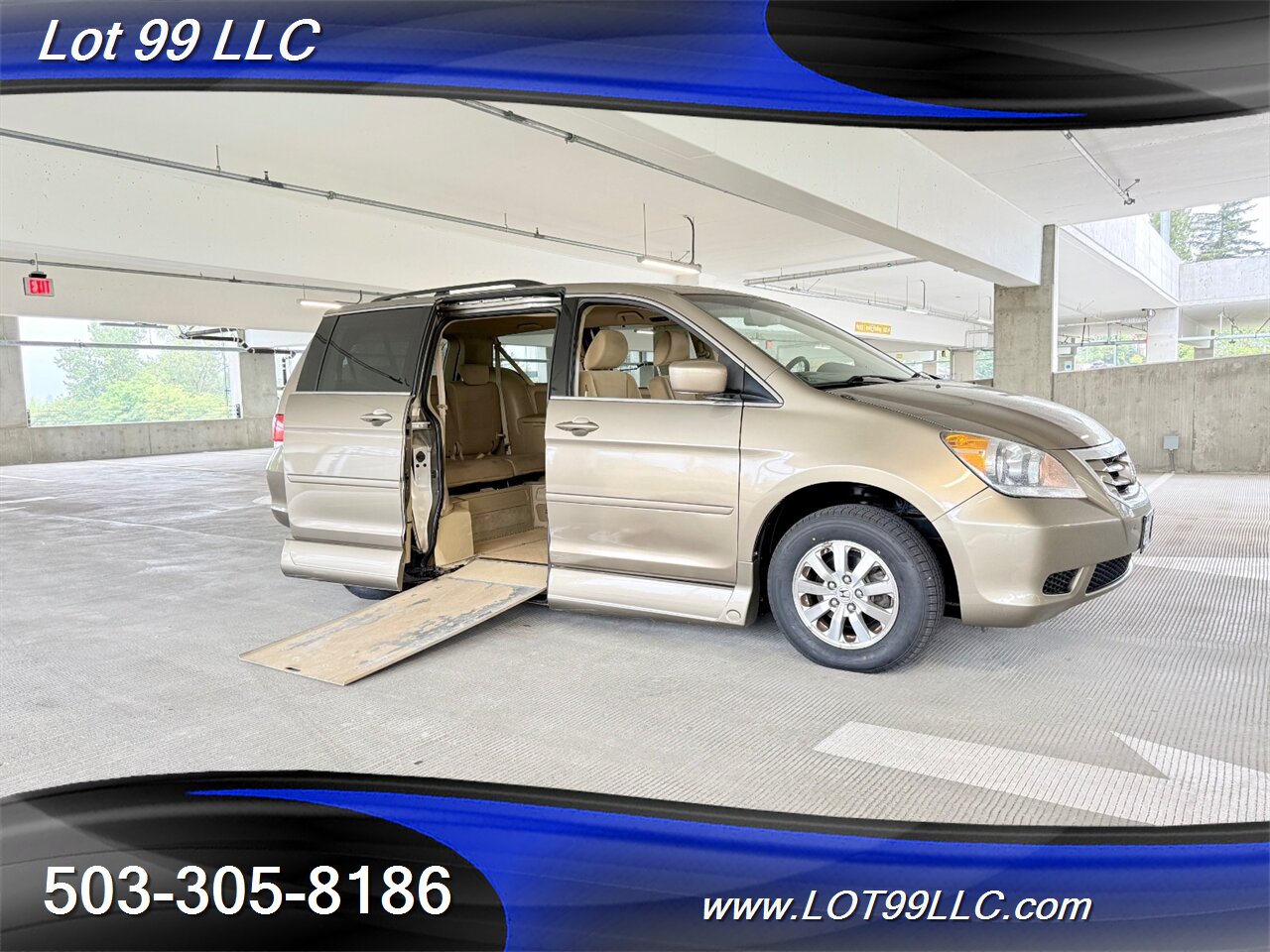 2008 Honda Odyssey EX VMI WHEELCHAIR VAN New Tires  Power Doors Power Ramp Great Service History - Photo 2 - Milwaukie, OR 97267