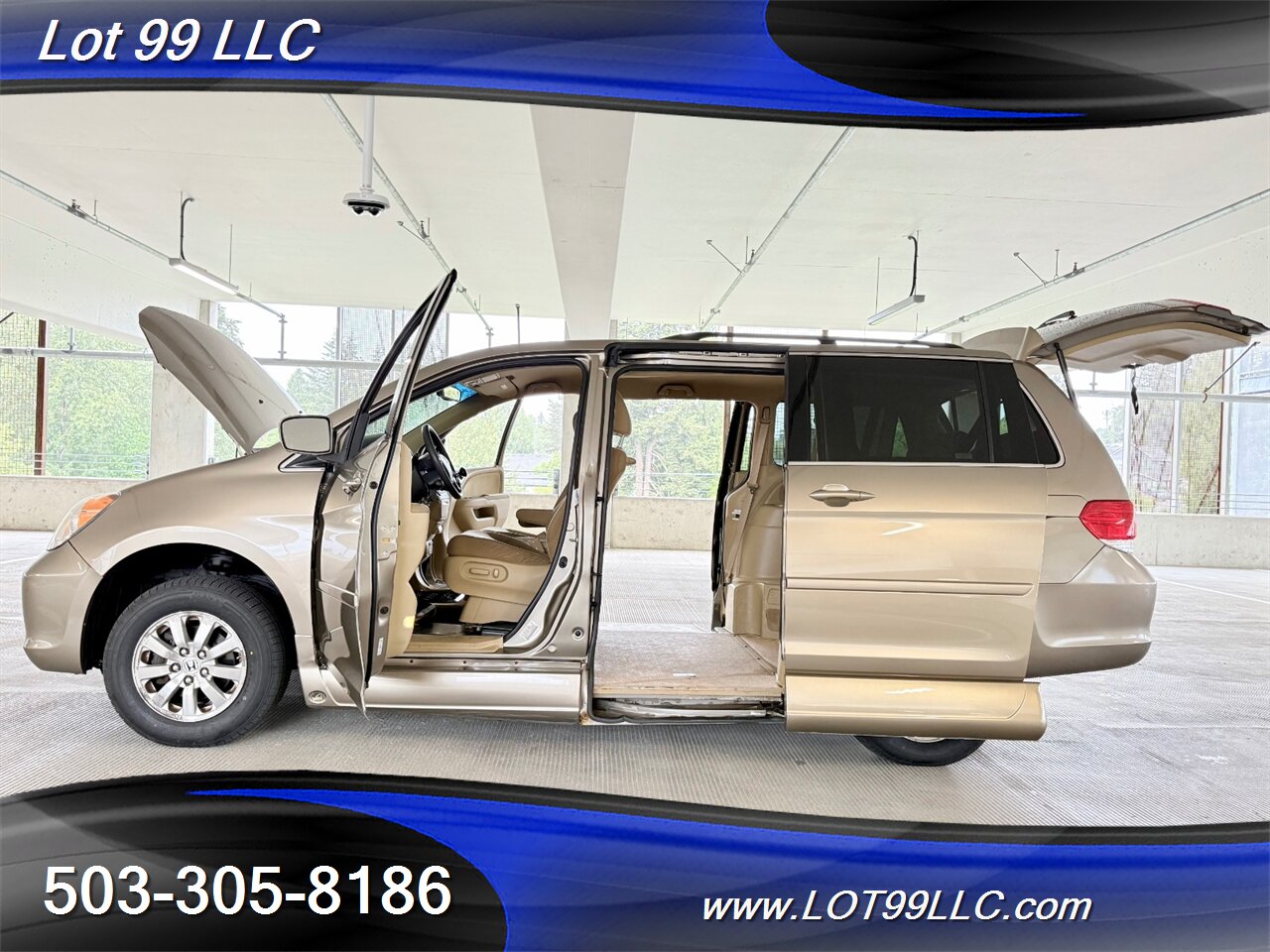 2008 Honda Odyssey EX VMI WHEELCHAIR VAN New Tires  Power Doors Power Ramp Great Service History - Photo 21 - Milwaukie, OR 97267