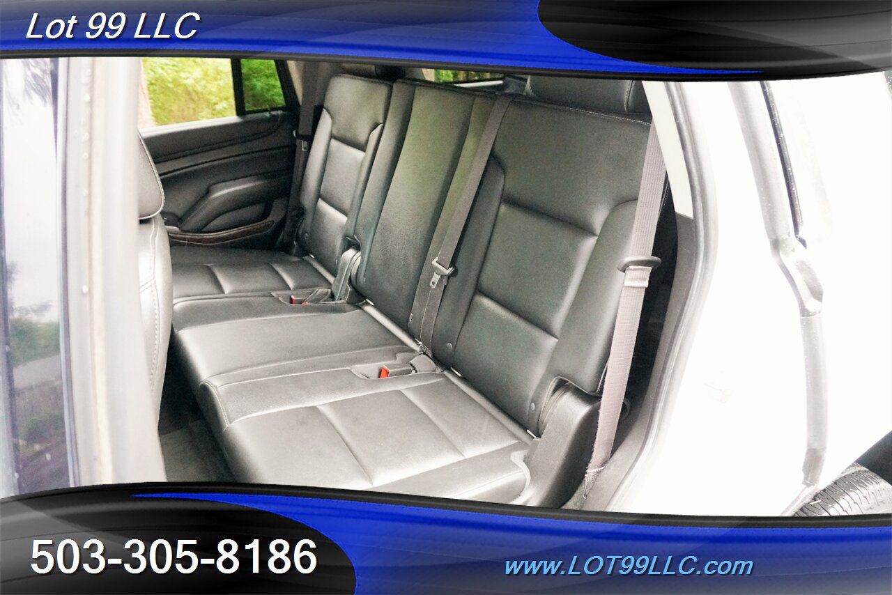 2016 Chevrolet Tahoe LT 4X4 V8 5.3L Auto ONLY 53K Low Miles Heated  Leather Seats 3 ROW SEATING Black Wheels Newer Tires - Photo 12 - Milwaukie, OR 97267