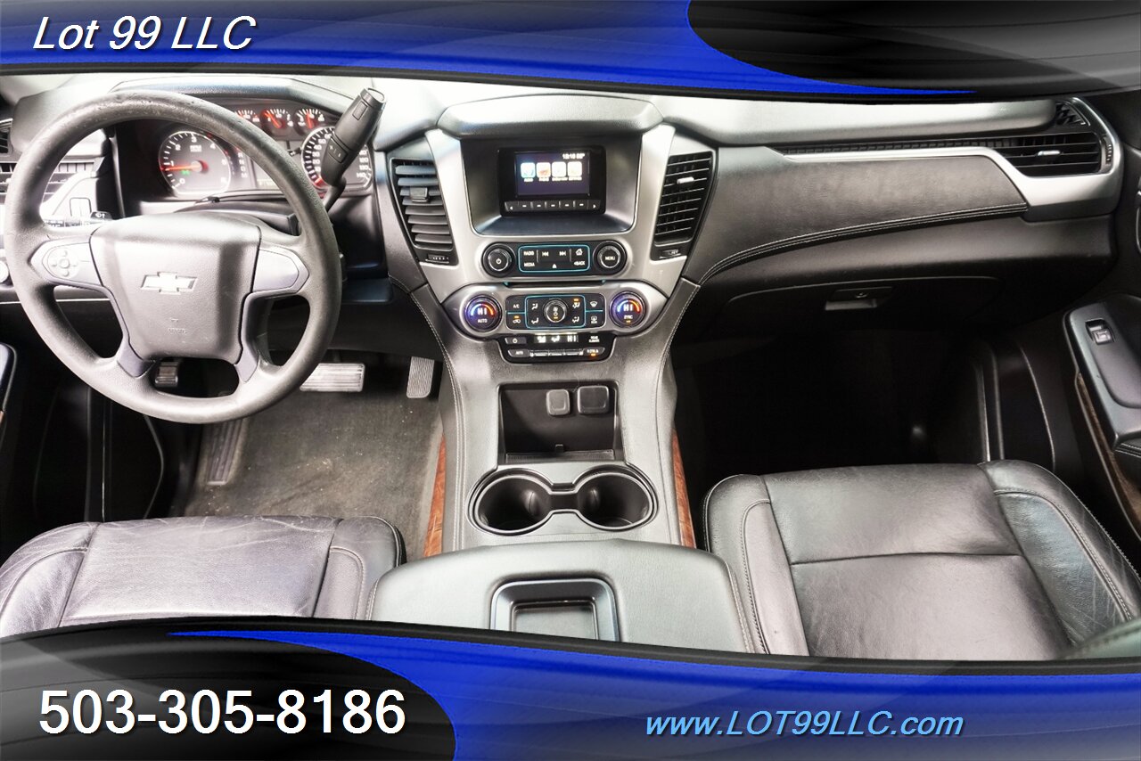 2016 Chevrolet Tahoe LT 4X4 V8 5.3L Auto ONLY 53K Low Miles Heated  Leather Seats 3 ROW SEATING Black Wheels Newer Tires - Photo 2 - Milwaukie, OR 97267