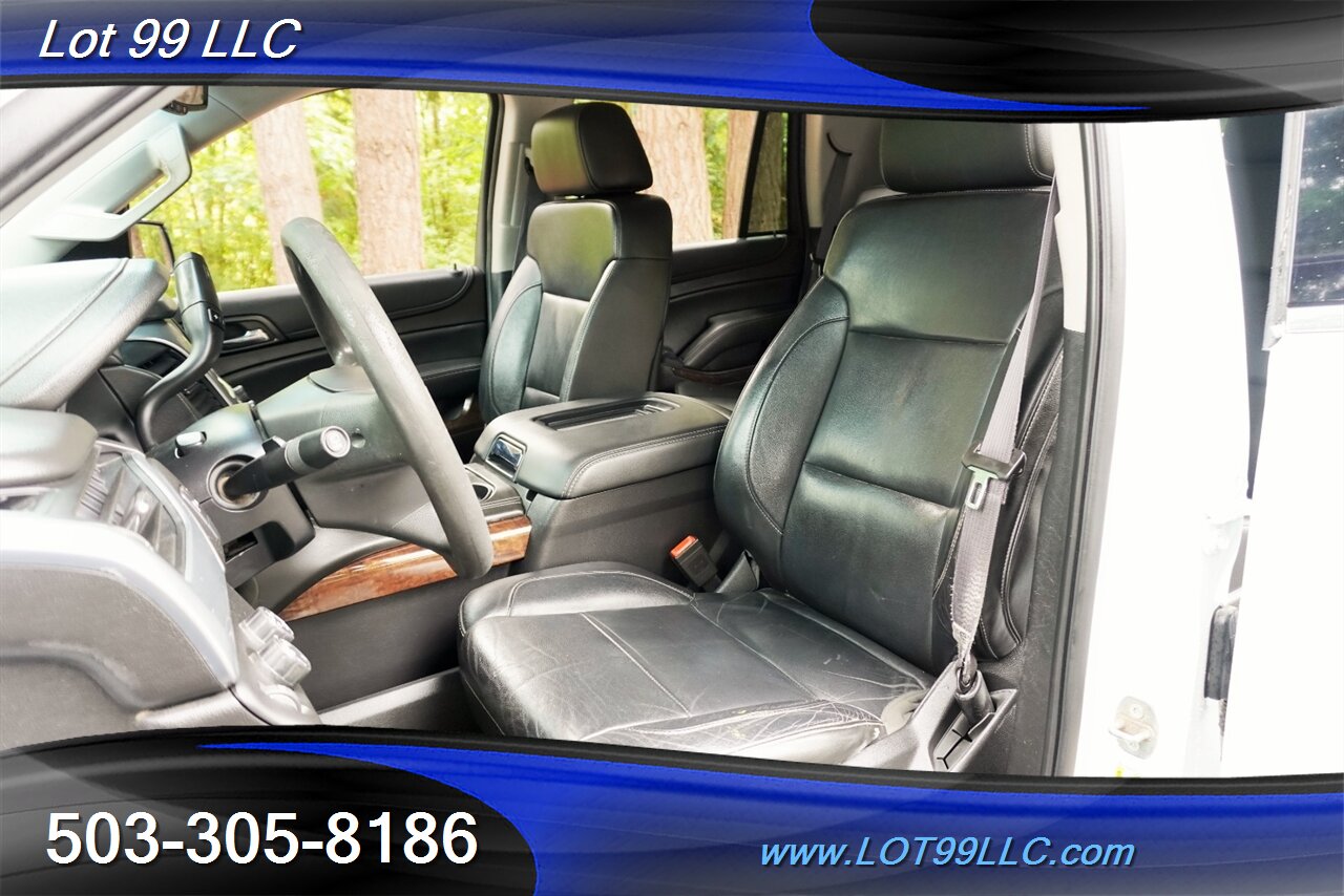 2016 Chevrolet Tahoe LT 4X4 V8 5.3L Auto ONLY 53K Low Miles Heated  Leather Seats 3 ROW SEATING Black Wheels Newer Tires - Photo 16 - Milwaukie, OR 97267