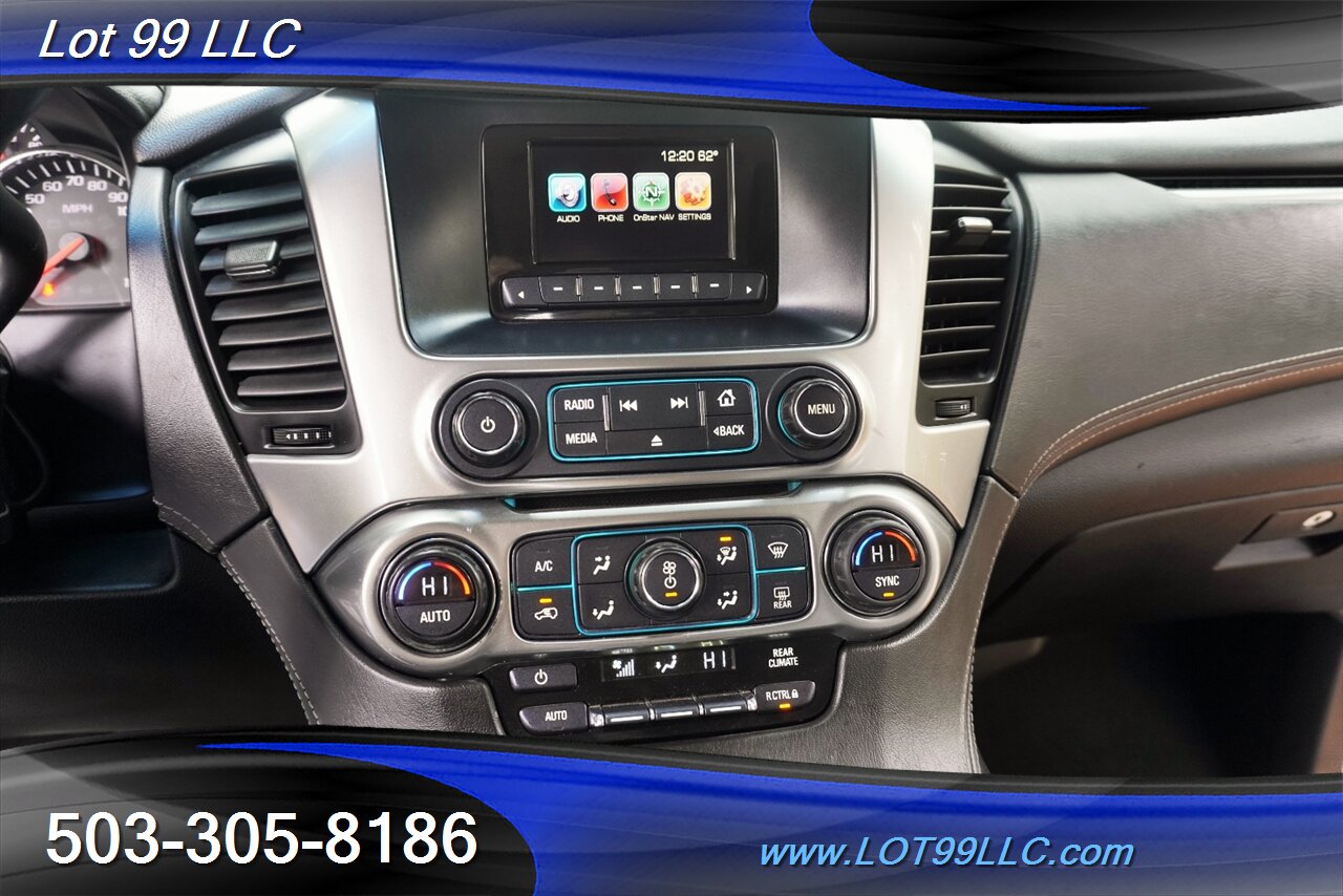 2016 Chevrolet Tahoe LT 4X4 V8 5.3L Auto ONLY 53K Low Miles Heated  Leather Seats 3 ROW SEATING Black Wheels Newer Tires - Photo 21 - Milwaukie, OR 97267