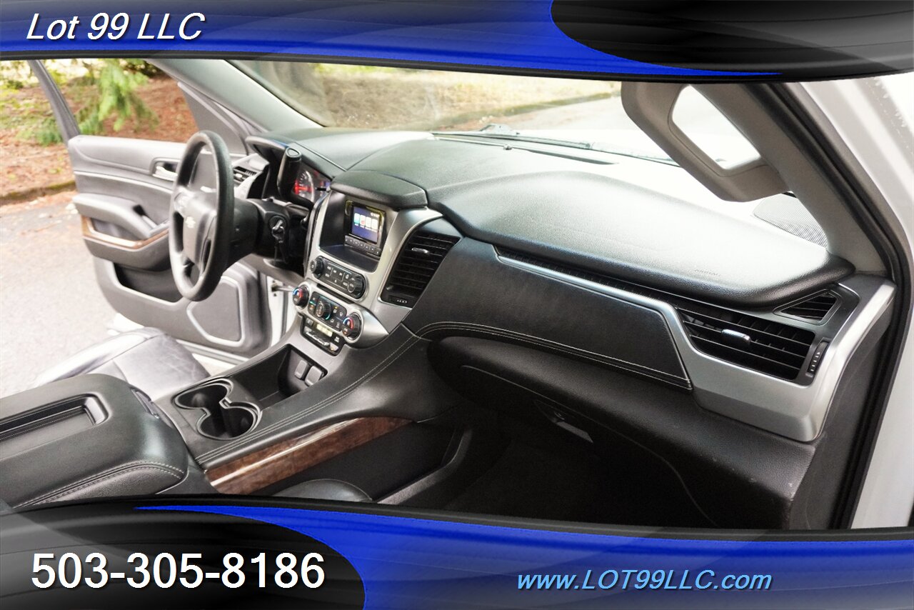 2016 Chevrolet Tahoe LT 4X4 V8 5.3L Auto ONLY 53K Low Miles Heated  Leather Seats 3 ROW SEATING Black Wheels Newer Tires - Photo 19 - Milwaukie, OR 97267