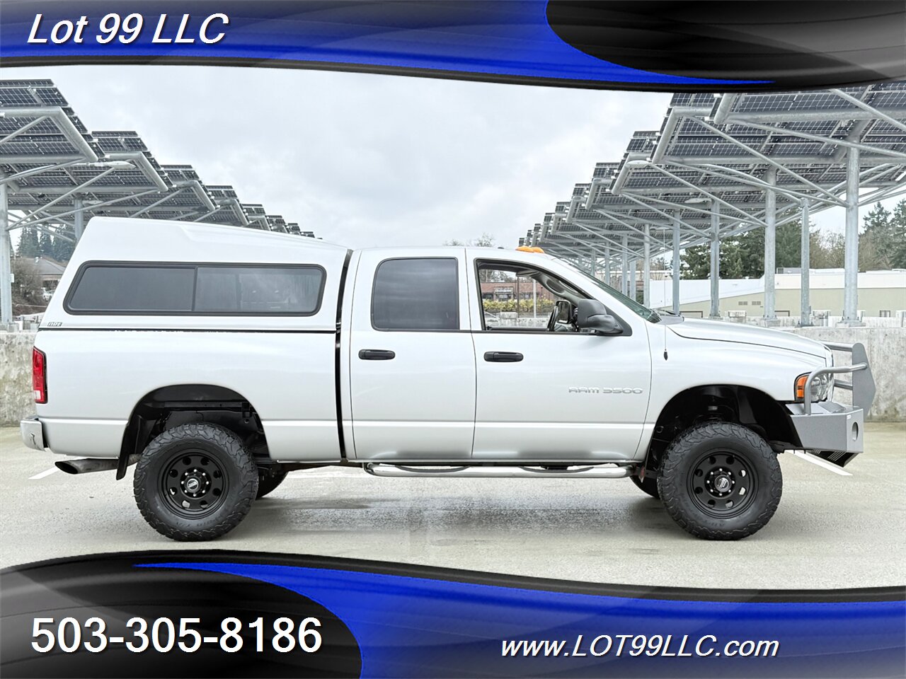 2003 Dodge Ram 3500 SLT Quad Cab 4x4 Cummins 5.9 Turbo Diesel Lifted  Canopy Ranch Bumper - Photo 7 - Milwaukie, OR 97267